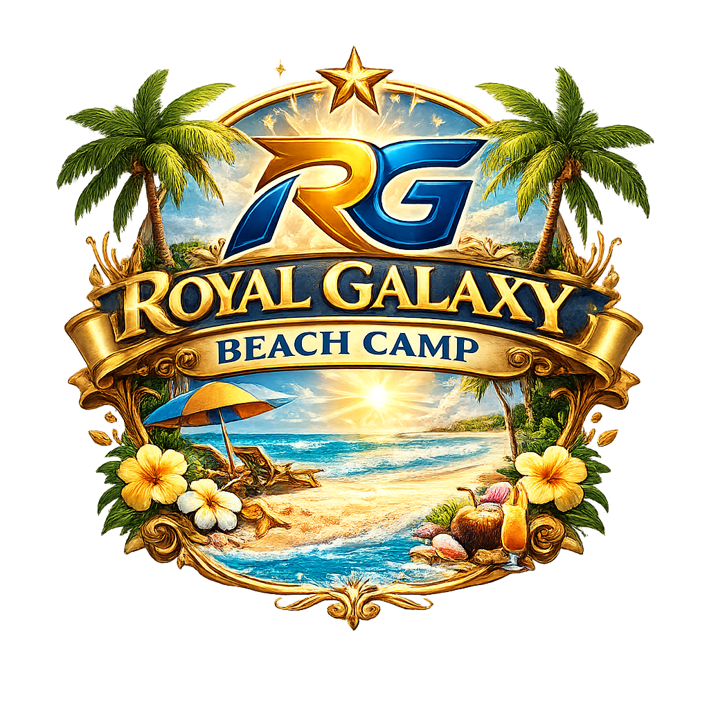 royal galaxy beach camp logo nn
